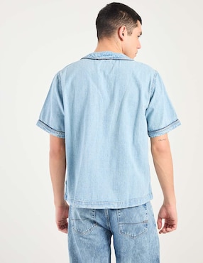 Camisa casual Guess Jeans de algodón manga corta para hombre