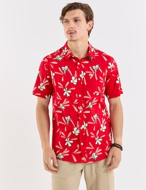 Camisa playa Quiksilver manga corta para hombre