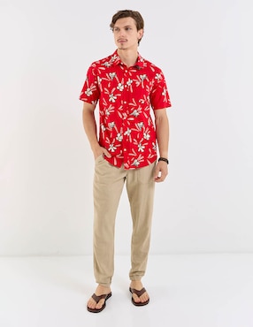 Camisa playa Quiksilver manga corta para hombre