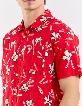 Camisa playa Quiksilver manga corta para hombre