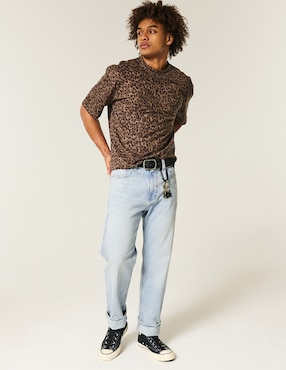 Jeans baggy Hollister para hombre