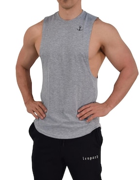 Set playera John Leopard Element Sleeveless cuello redondo para hombre
