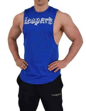 Set playera John Leopard Element Sleeveless cuello redondo para hombre