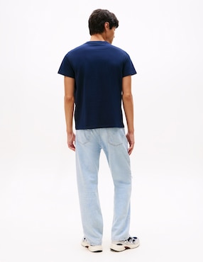 Playera Tommy Jeans Tommy Dna twist cuello redondo para hombre