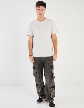 Playera Tommy Jeans Linear cuello redondo para hombre