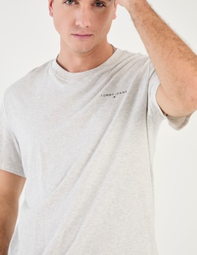 Playera Tommy Jeans Linear cuello redondo para hombre