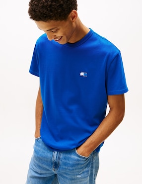 Playera Tommy Jeans Badge cuello redondo para hombre