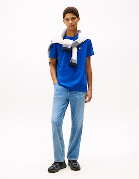 Playera Tommy Jeans Badge cuello redondo para hombre