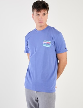 Playera Tommy Jeans Dna Twist cuello redondo para hombre