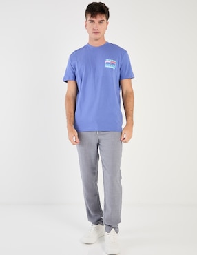 Playera Tommy Jeans Dna Twist cuello redondo para hombre