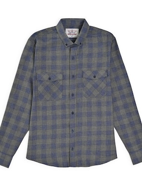 Camisa casual Supply manga larga para hombre