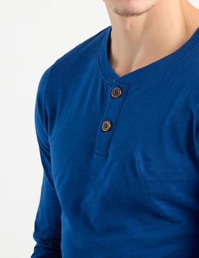 Playera That's It cuello henley para hombre