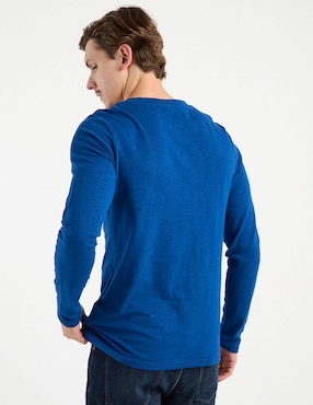 Playera That's It cuello henley para hombre