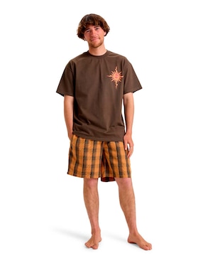 Playera Quiksilver Solaris cuello redondo para hombre