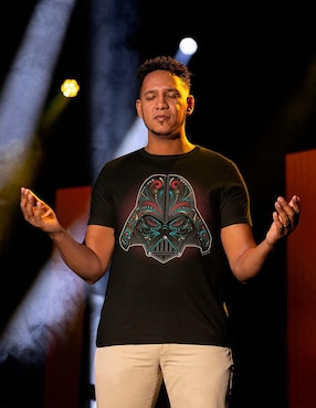 Playera Karani-Art dart karanius cuello redondo para hombre