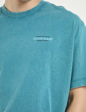 Playera Guess Jeans cuello redondo para hombre