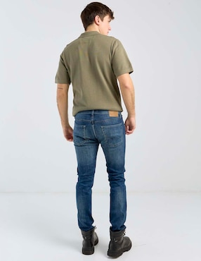Jeans straight Jack & Jones deslavado para hombre