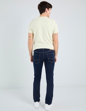 Jeans slim Jack & Jones lavado obscuro para hombre
