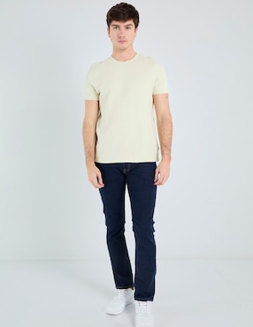 Jeans slim Jack & Jones lavado obscuro para hombre