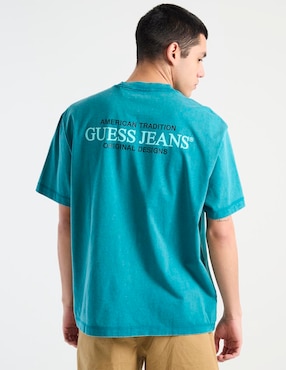 Playera Guess Jeans cuello redondo para hombre
