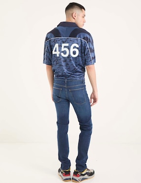 Jeans slim That's It deslavado para hombre