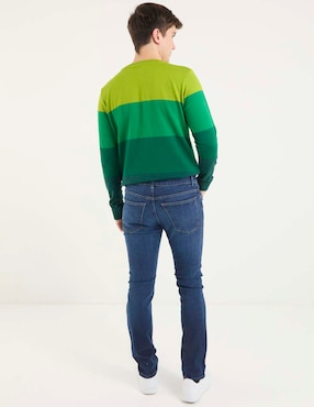 Jeans slim That's It deslavado para hombre