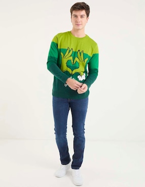 Jeans slim That's It deslavado para hombre