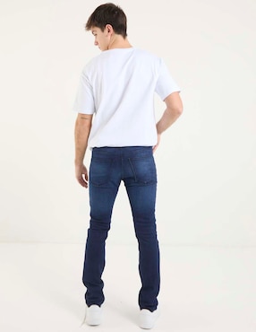 Jeans slim That's It deslavado para hombre