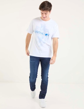 Jeans slim That's It deslavado para hombre