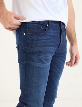 Jeans slim That's It deslavado para hombre