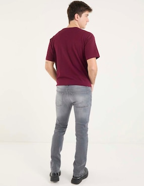 Jeans slim That's It deslavado para hombre