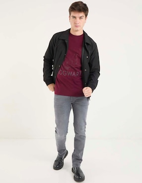 Jeans slim That's It deslavado para hombre