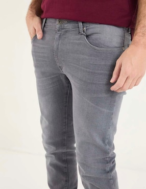 Jeans slim That's It deslavado para hombre