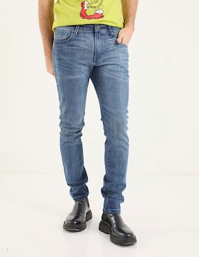 Jeans slim That's It deslavado para hombre