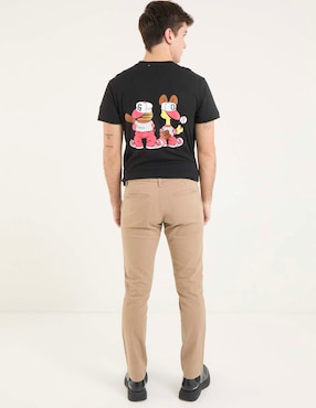 Pantalón casual chino slim That's It de algodón para hombre