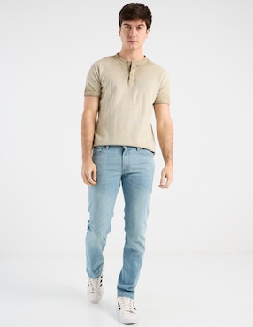 Jeans slim That's It deslavado para hombre
