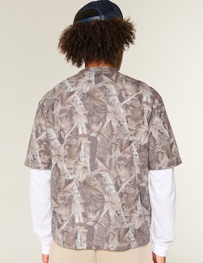 Playera Hollister cuello redondo para hombre