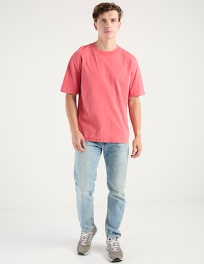 Playera Hollister cuello redondo para hombre