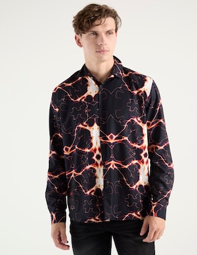 Camisa casual That's It manga larga para hombre