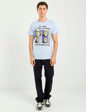 Playera Tee Bar cuello redondo para hombre