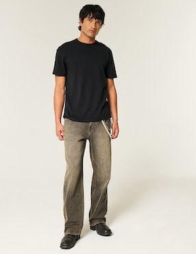 Playera Hollister cuello redondo para hombre