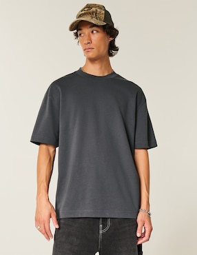 Playera Hollister cuello redondo para hombre