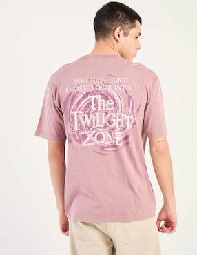 Playera Hollister cuello redondo para hombre