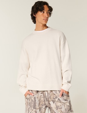 Suéter Hollister cuello redondo para hombre