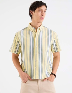 Camisa casual That's It de algodón manga corta para hombre