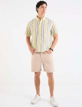 Camisa casual That's It de algodón manga corta para hombre