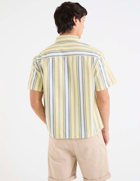 Camisa casual That's It de algodón manga corta para hombre