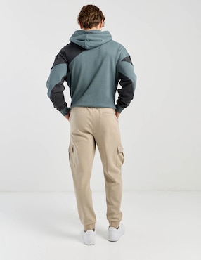 Jogger slim That's It estampado liso con bolsillos para hombre
