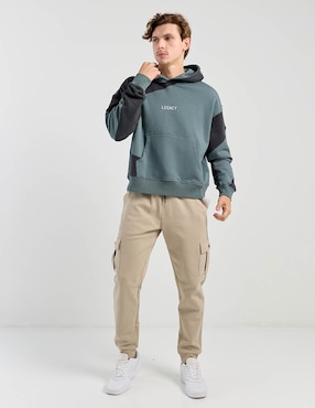 Jogger slim That's It estampado liso con bolsillos para hombre