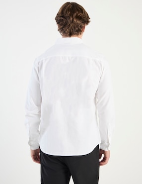Camisa casual That's It de algodón manga larga para hombre